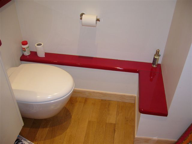 Salle de bain en lave émaillée
